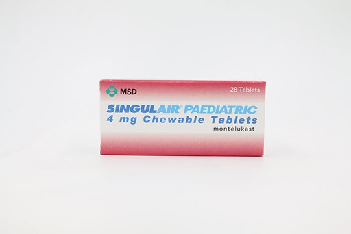 Singulair Pediatric 4mg Chewable 28'S 