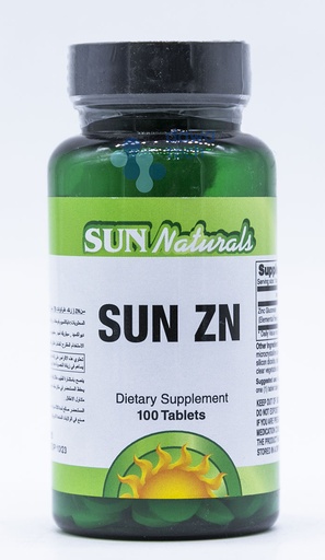 Sun Natural'S Sun Zn Tab 100