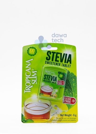 Tropicana Slim Zero Stevia Sweetner Tab 100'S