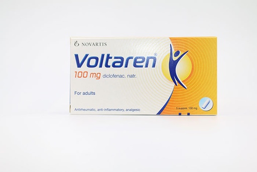 Voltaren 100mg 5 Supp.