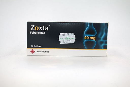 Zoxta 40mg Tab 30'S
