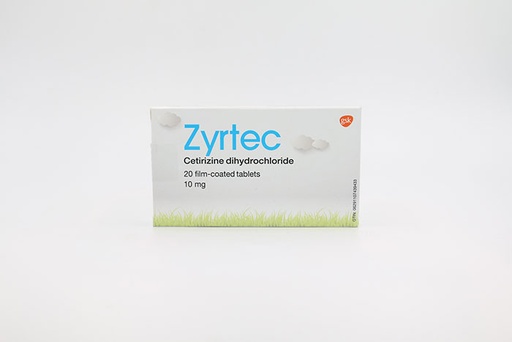 Zyrtec 10mg Tab.  20'S 