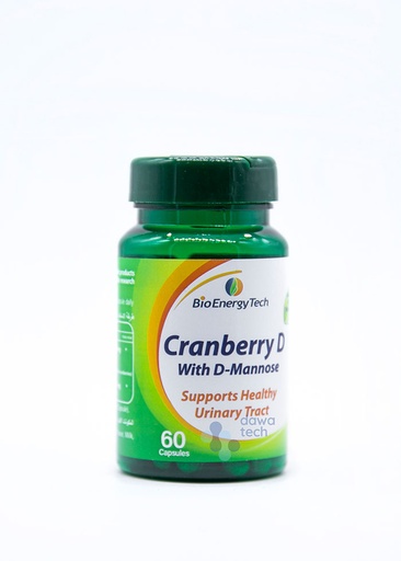 BIO ENERGY CRANBERRY D WITH D-MANNOSE (60 CAPSULES)
