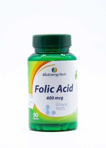 BIO ENERGY FOLIC ACID (400 mcg) (90 CAPSULES)
