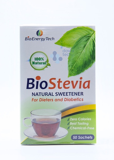 BIO STEVIA SWEETNER (50 SACHETS)