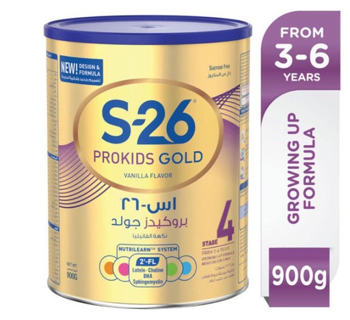 Milk S-26 Prokid Gold Powder Milk (4) 900G