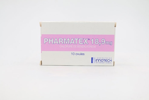 pharmatex 18.9 mg 10 supp