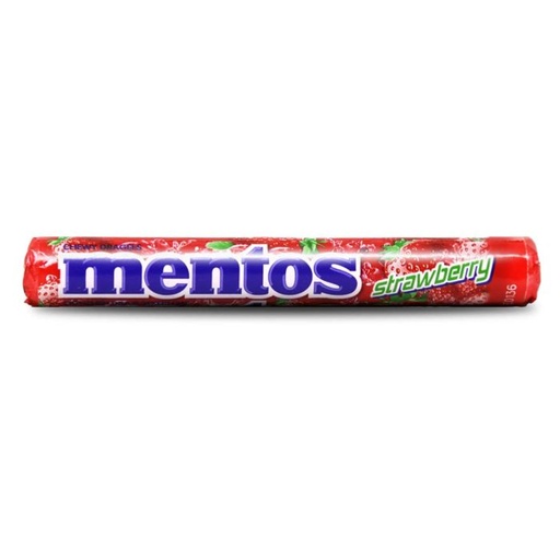	Mentos Pf Bubble Gum Roll Red