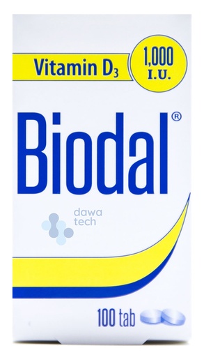 BIODAL (1000 IU) (100 TABLETS)