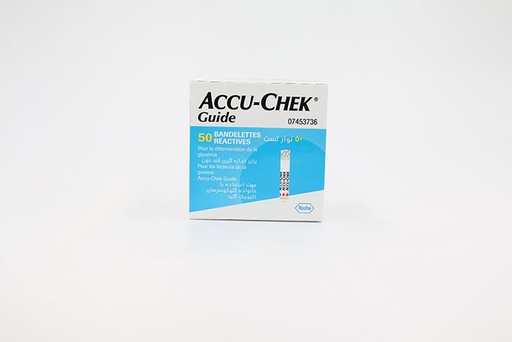 ACCU-CHEK GUIDE 50 STREPS