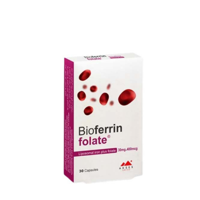 BIOFERRIN FOLATE 300mg/400mcg (30 CAPSULES)
