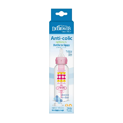 Dr. Brown'S Anti-Colic Narrow &Sippy 6M+ 250Ml