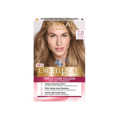 Excellence Hair Colour 7.31