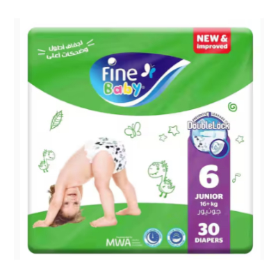 Fine Baby #6 Junior 38 Diapers