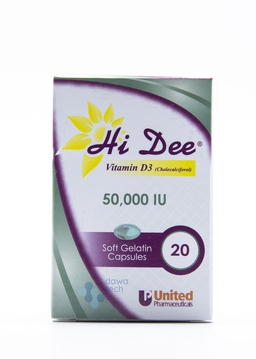 Hi Dee 50000 IU 20Soft Gelatin Cap