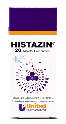 Histazin 25 Mg 20 Tabs