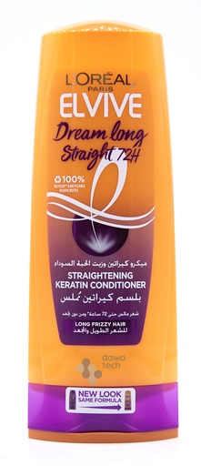 L'Oreal Elvive Dream Long Straight 72H Straightening Keratin Conditioner 400 ml