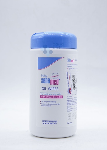 Seba Med Baby Oil Wipes70'S