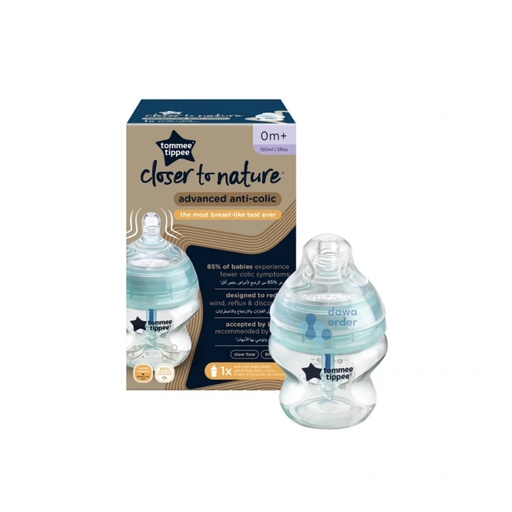 Tommee Tippee Anti-Colic Bottle +0M 150 Ml
