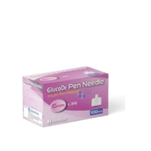 Glucodr.Pen Needle 6Mm 100Pcs