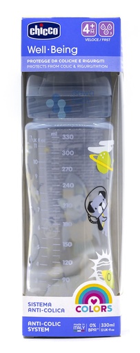 Ch/Bottle W.B Uni Col Pp+Sil 4M+ Fast 330Ml