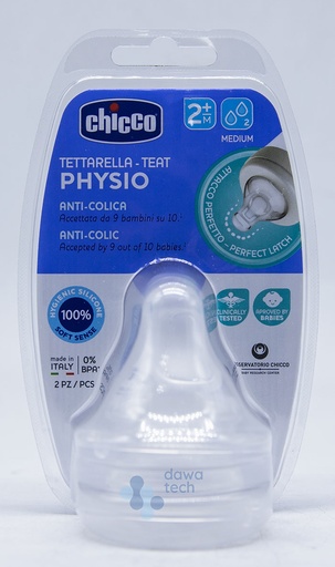 CHICCO ANTI-COLIC TEAT MEDIUM (2 M+)