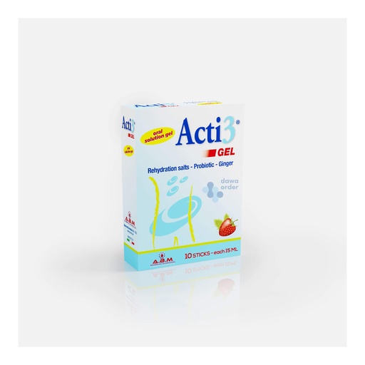 Acti 3 Gel 10 Sachets
