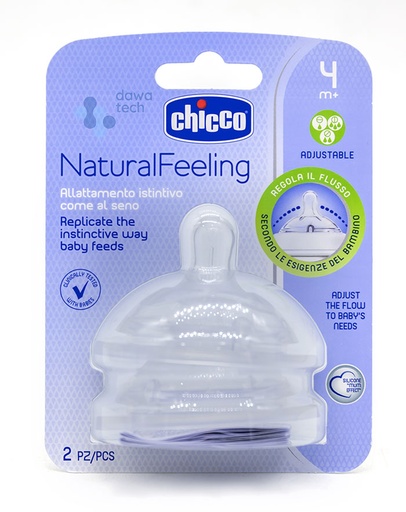 Chicco Natural Feeling Nipple (4 M+)