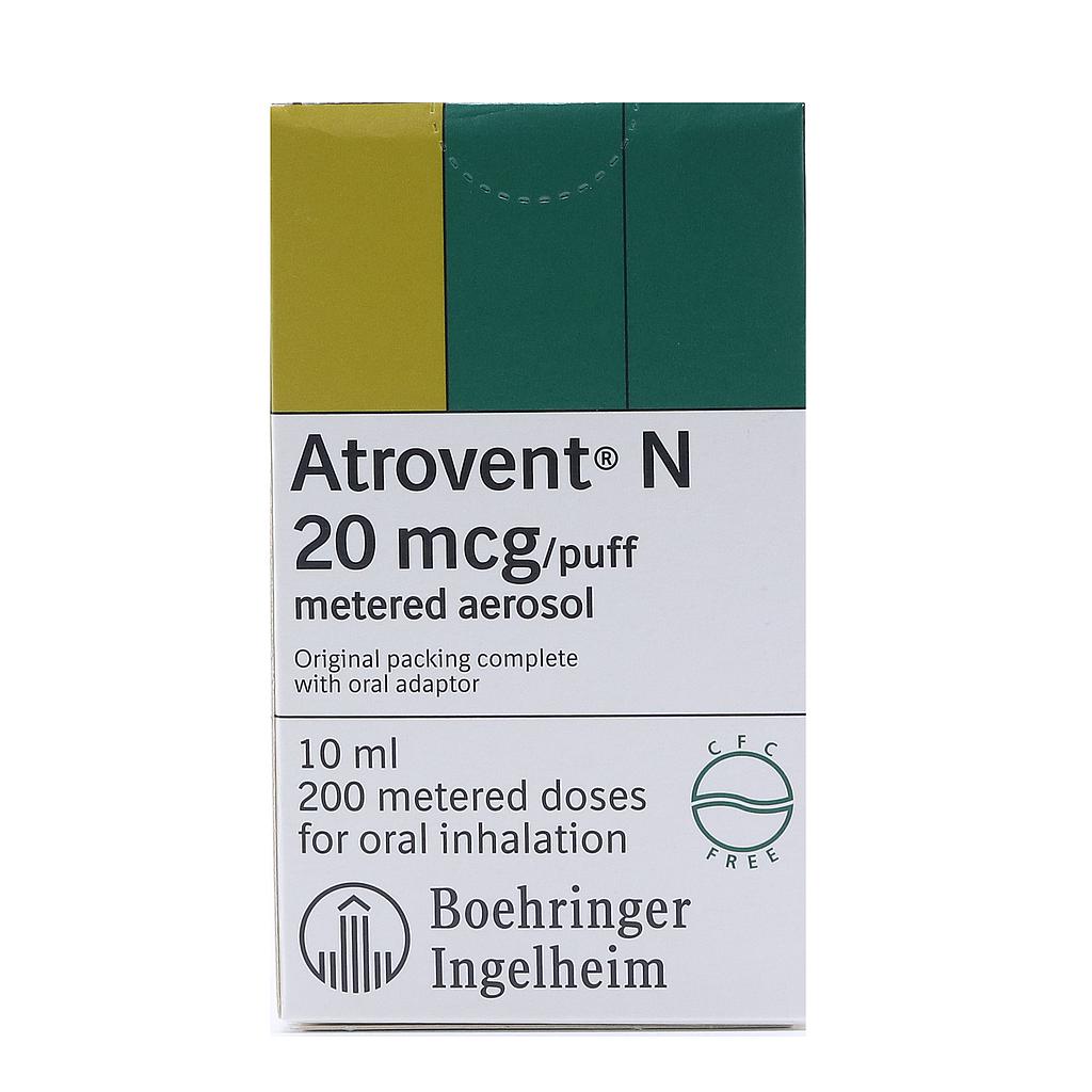 ATROVENT N 20 mcg/Puff inhaled aerosol