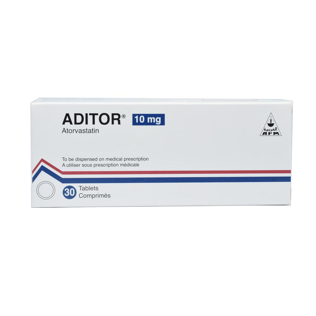Aditor 10 mg Tablet 30'S  