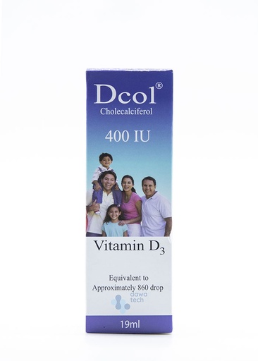 Dcol Drops (400 Iu) (19 Ml)